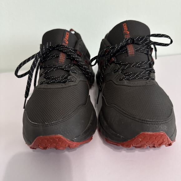 Asics Gel Venture 9 Trail Running Shoes Grey Black Red Size 12 Extra Wide Ortho - Picture 2 of 7